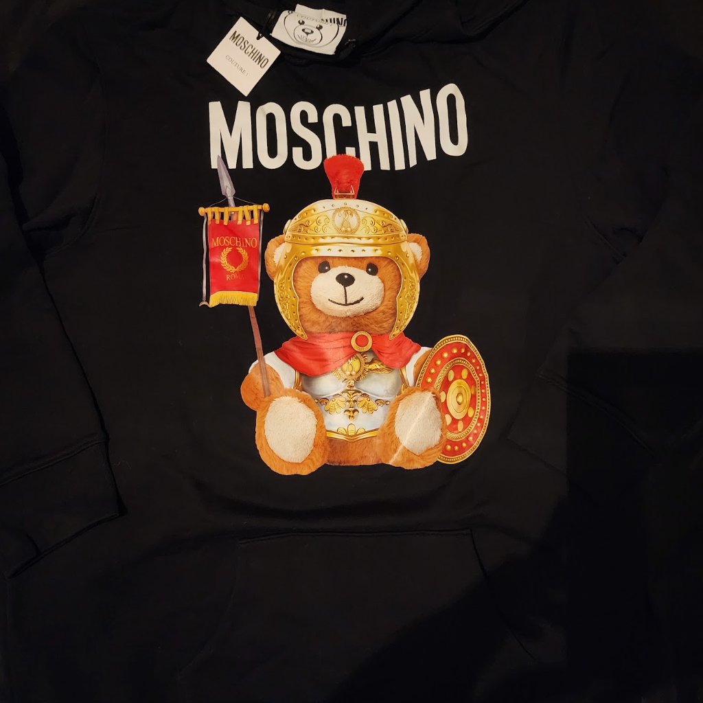 Moschino Teddy Bear Hoodie  Size 44  Brand New